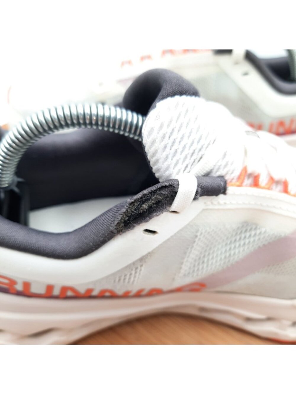 On Cloud Cloudsurfer Next Womens 6.5 Shoes White Flame Athletic Running Sneakers - Picture 6 of 12